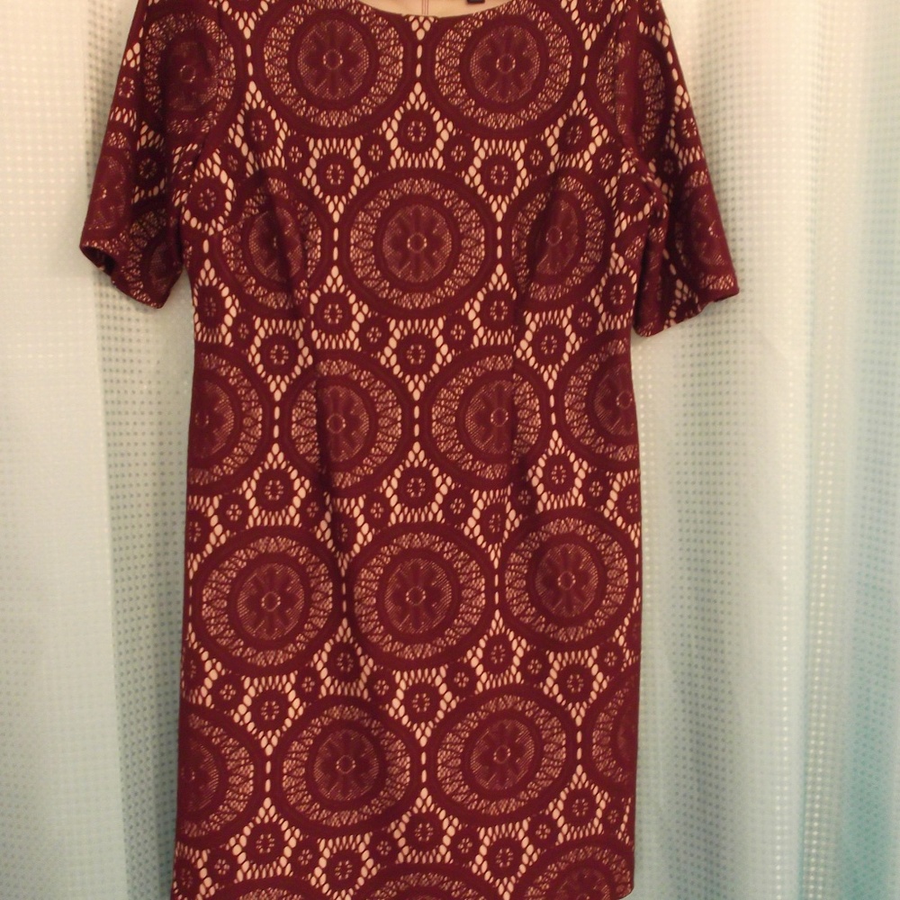 Lace Overlay Dress R&K - Picture 7 of 10
